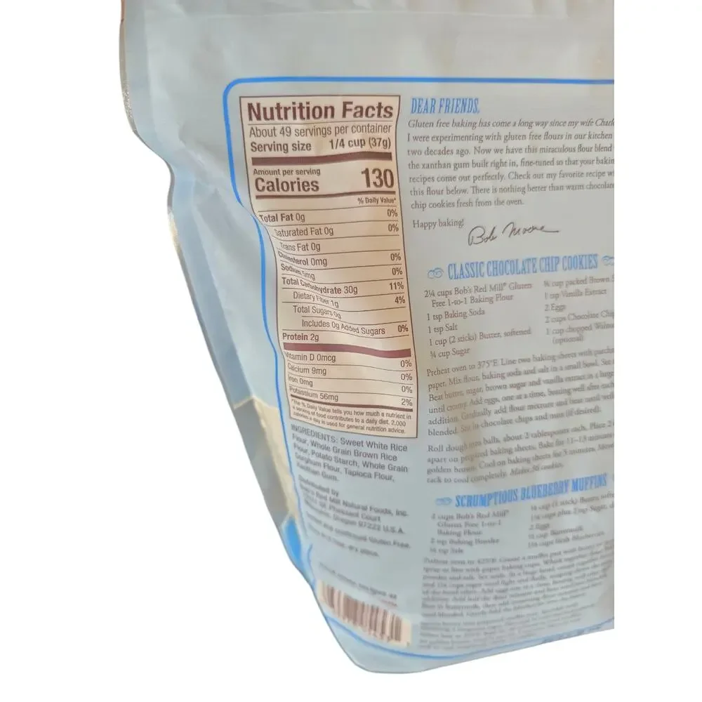 Bob's Red Hill Gluten Free Baking Flour 4 lbs